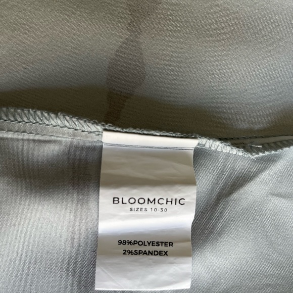 Bloomchic Tie Dye Notched Button Detail Roll Dolman Sleeve Striped Blouse - Picture 6 of 8